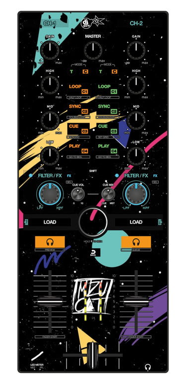 Reloop Mixtour Skin Mizucat Black